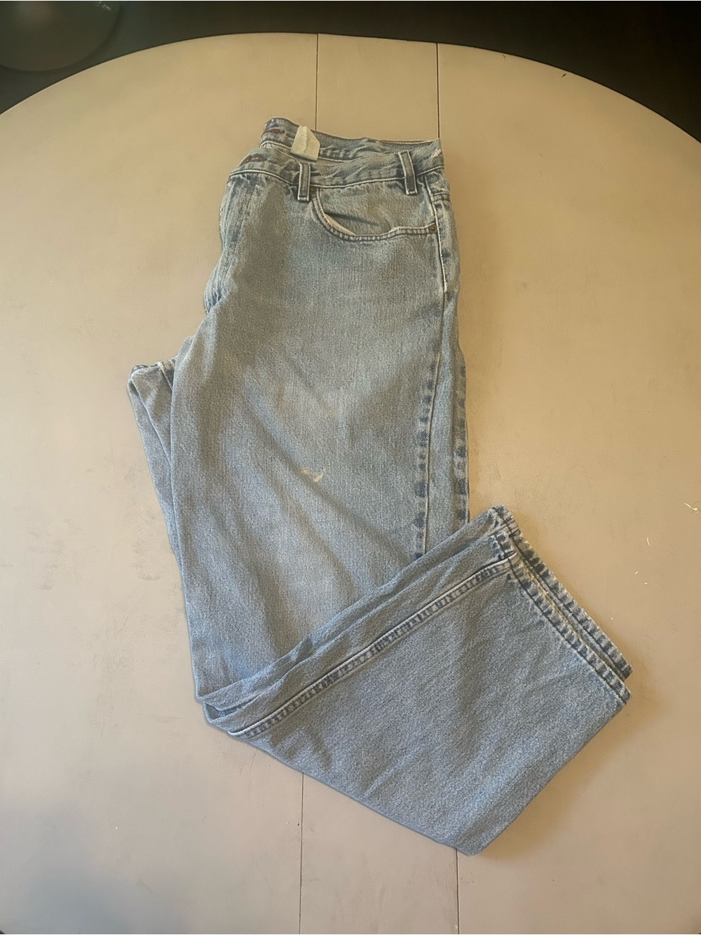 Eddie Bauer Men's Light Wash Straight Jeans